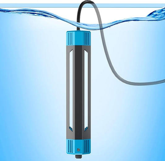25W/50W/100W/300W/500W Aquarium Heater for Freshwater and Saltwater Fish Tank, Adjustable Submersible Aquarium Heater for 70-80 Gallon Fish Tank (500W)