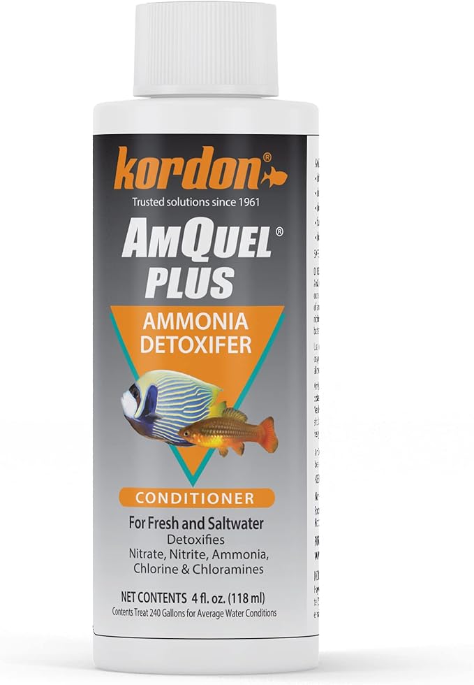 KORDON #33444 AmQuel Plus for Aquarium, 4-Ounce