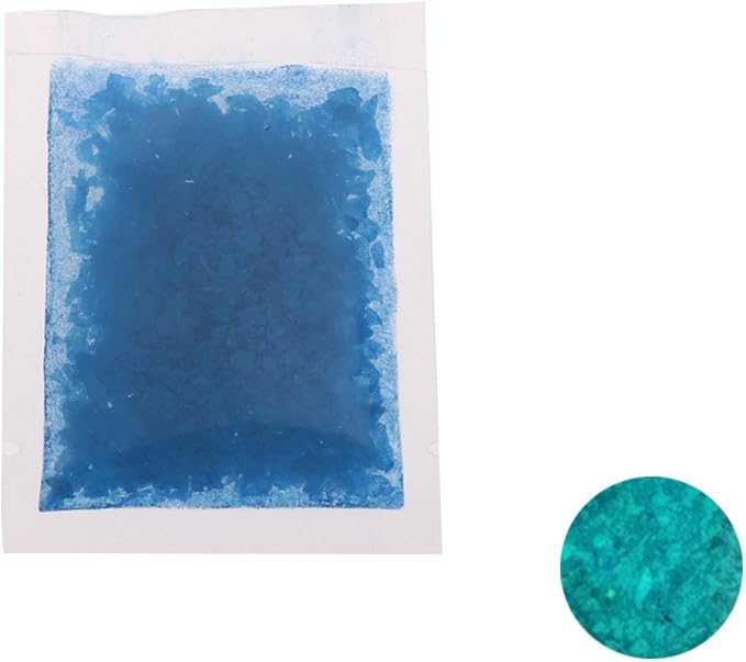 Aquarium Sand Can After Daily Exposure to Light 2 Colors Noctilucent Sand Decor for Fish Bowl Garden Blue