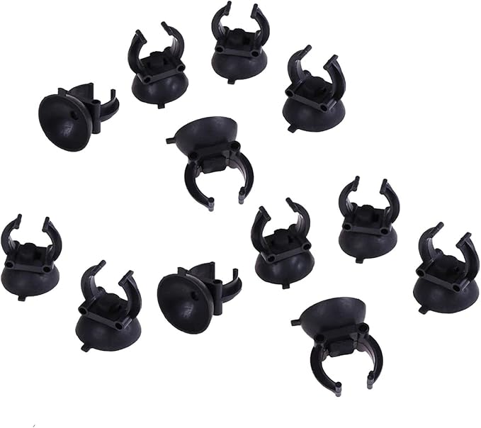 HomeSoGood 12pcs 1.3 Inch Suction Cup, Aquarium Heater Suction Suckers, Heating Rods Clip