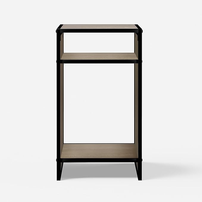 LANDEN Brown Metal Frame Stand, Three-Shelf for Fish Tanks up to 20 Gal, 45x45x80cm (17.7x17.7x31.49 in), for Fish Tanks and Reptile Terrariums, Home & Office Use