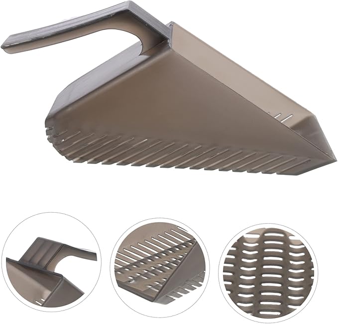 BESPORTBLE Multi-Function Aquarium Sand Shovel for Easy Cleaning Plastic Fish Tank Tool for Substrate Removal and Maintenance Compact Design for Comfortable Use