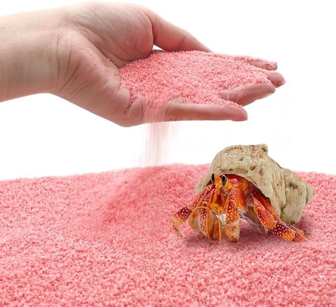 Hermit Crab Substrate Sand, Substrate Sands, Aquarium Sand, Terrarium Bedding, Reptiles, Aquarium Decorations, Starfish, Clownfish, Shallow-Water Creature Supplies, Amphibians (600, g)