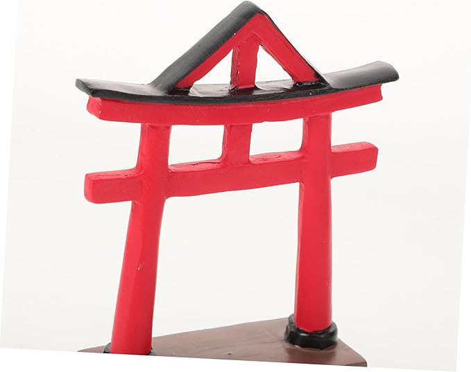 Mini Japanese Gate Ornament for Aquarium Decor Micro-Landscape Sculpture for Home Decoration Unique Sand Table Accessory Elegant for Friends and Family