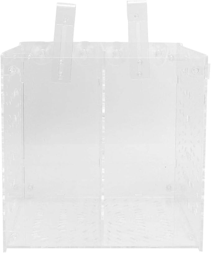 Aquarium Breeder Box for Fish Tank, Fish Breeding Box Tank Hatchery Incubator Aquarium Isolation Box for Seedlings Incubation(L)