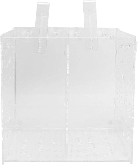Aquarium Breeder Box for Fish Tank, Fish Breeding Box Tank Hatchery Incubator Aquarium Isolation Box for Seedlings Incubation(L)