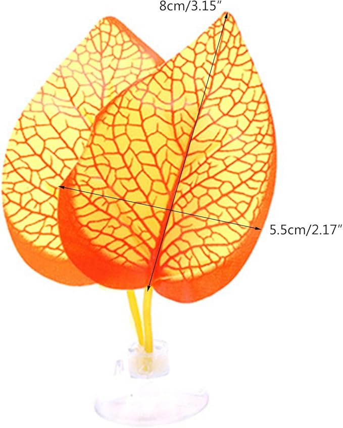2PCS Betta Leaf Hammock BettaFish Leaf Bed Resting Pad Natural Environment Fish Spawning Grounds Fishtanks Accessories BettaFish Hammocks Fishtanks Accessories Decorations