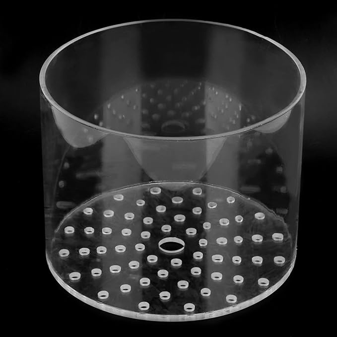 Acrylic Transparent Coral Feeder Cover, Coral Reef Feeding Breeding Protection Cover, Anti Feeding Shrimp for Aquarium Fish Tank (150mm)