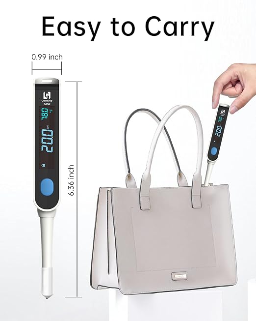 Salt Tester, Platinum Electrode & Concave Surface for Lab-Grade Accuracy, Digital Salinity Meter for Aquaculture/Saltwater/Aquarium, Range: 0-50ppt/1.000～1.037(SG)