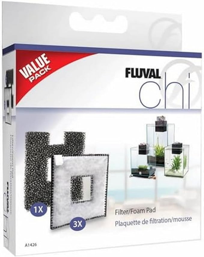 Fluval A1426 Chi I/II Filter Foam/Pad Combo Pack (Replaces A1421)