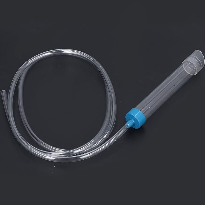 Zerodis Aquarium Water Changer Manual Siphon Gravel Cleaner with Special Tube Head for Small Fish Tank Washing Sand Changing Water Sucking Stool