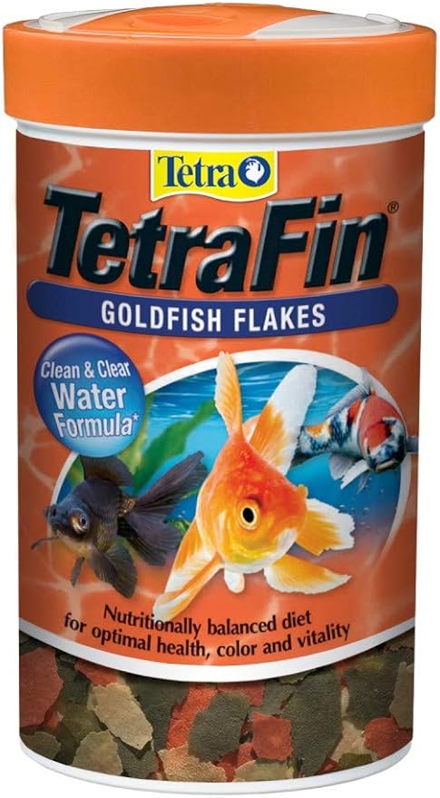 Tetrafin-Goldfish Flakes Fish Food [Set of 2] Size: 2.2 oz.