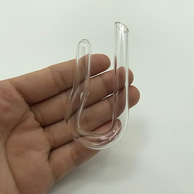 1PCS CO2 Drop Checker Water Shape Glass Hang On Monitor CO2 Indicator for Aquarium Planted Fish Tank