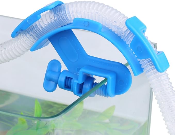 FILFEEL Aquarium Hose Holder, Adjustable Mounting Clip Water Pipe for Mount Tube Plastic Fish Filter and Fixed Clamp Clip