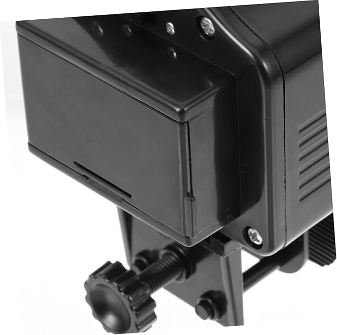 GLEAVI Automatic Aquarium Fish Feeder for Fish Tank with Timer Function, Battery-Free Auto Feeder Compatible with Flakes and Pellets, Suitable for Turtle Feeding Tank and Goldfish