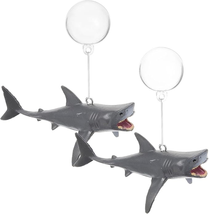 Beaupretty 2 Sets Fish Decoration Fish Tank Floating Decorations Fish Tank Accessories Sharks Aquarium Layout Prop