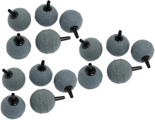 CNZ® Aquarium Fish Tank Bubbling Release Air Stone (15pcs 1.2-inch Round)