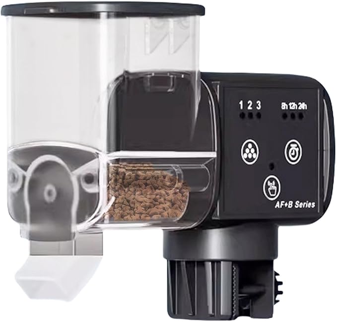 Fish Feeder | Automatic Smart Waterproof,Aquarium Automatic Feeder,for Betta Turtle Pellet Vacation Weekend Day Traveling Pond