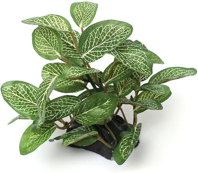 2 Piece Realistic Faux Silk Aquarium Ficus Tree Cool Small Betta Fish Tank Grass Fake Artificial Plants Plastic Decorations Ornament