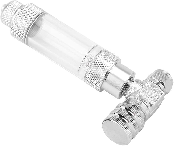 Carbon Dioxide Refiner, CO2 Regulator Needle Check Valve Bubble Counter Carbon Dioxide Atomiser for Aquarium Plants Fish (04#)