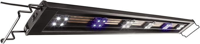 Marineland Fully Adjustable Essential LED Light for 29 Gallon Aquariums, Customizable Lighting