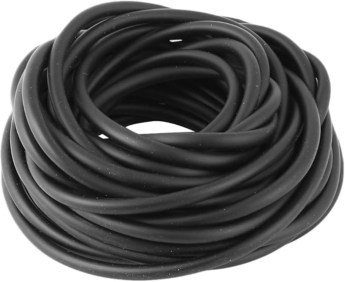 uxcell Aquarium Fish Tank Rubber Flexible Air Tube Hose Pump Pipe Black 8M Length