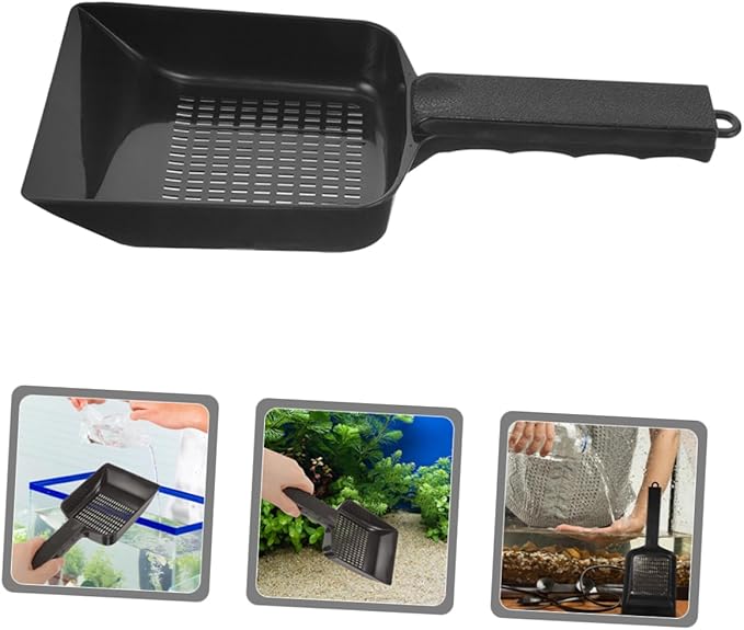 Hemobllo 2pcs Aquarium Sand Cleaning Shovel for Fish Tank Garden Swimming Pool Lizard Waste Scoop for Gravel Sand Cleaning