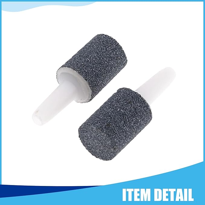 Air Stone, Mini Aquarium Air Stone, Air Stone for Fish Tanks, 0.43x0.62 inch (Gray 4 Pcs)