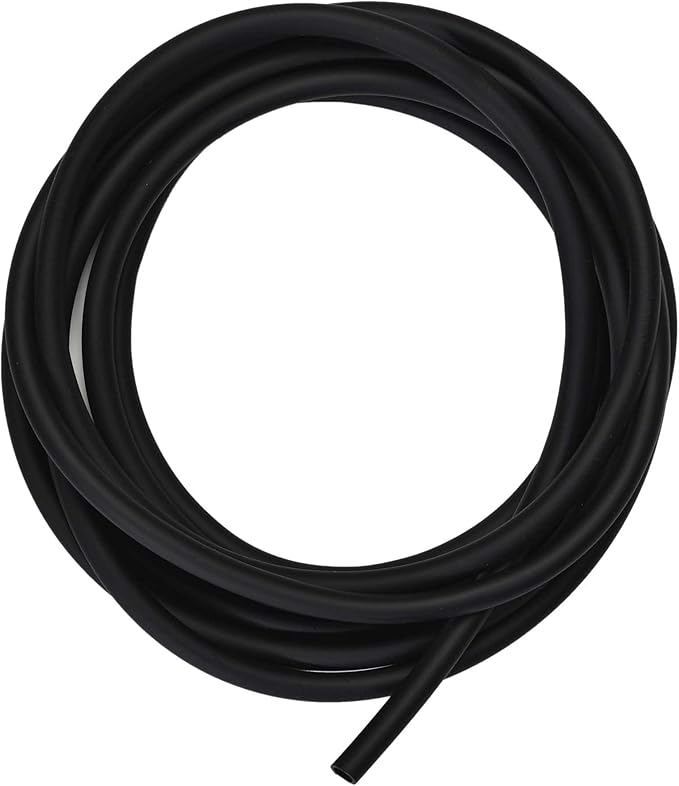 ALEGI 12 Feet Aquarium Airline Tubing Standard with 4 Air Stones and 4 Check Valves for Fish Tank Air Pump, Black