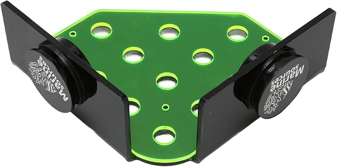 Coral Frag Rack, Magnetic Frag Coral Rack Fluorescent Green Safe Stable 13 Holes Acrylic Coral Rack with Magnetic Suction Aquarium Spare Parts for Saltwater Aquarium, Live Coral, Household Fish Tanks
