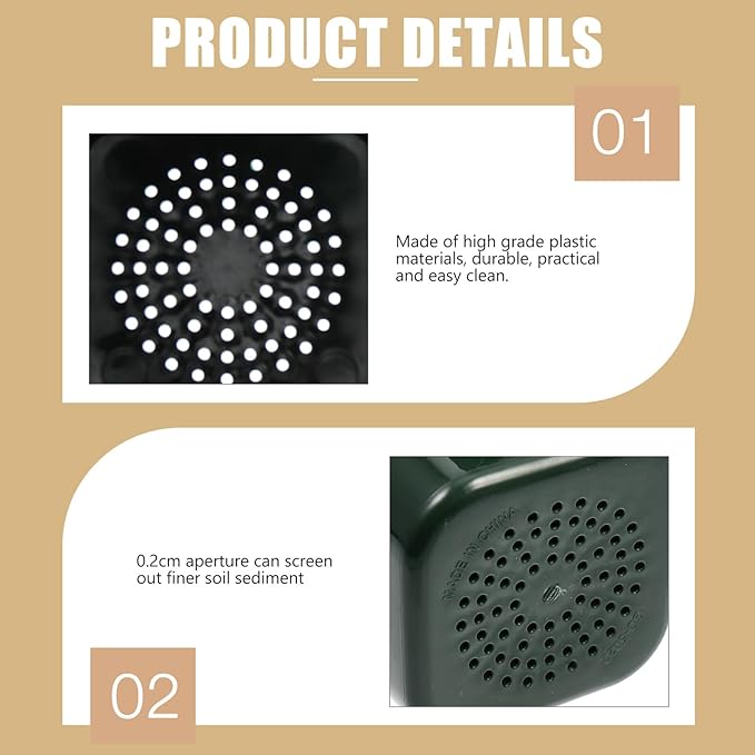 Fish Tank Sand Scooper and Aquarium Gravel Cleaning Shovel Plastic Portable Aquarium Shoveling Tool for Substrate Maintenance