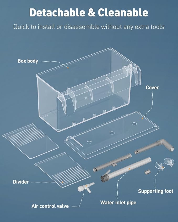 Pawfly Aquarium Breeding Box Fish Tank Hatchery Incubator Acrylic Breeder Box for Aggressive Fish Guppy