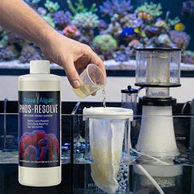 Phos-Resolve Phosphate Remover for Reef Tanks & Aquariums, 15% Lanthanum Chloride, 8 oz