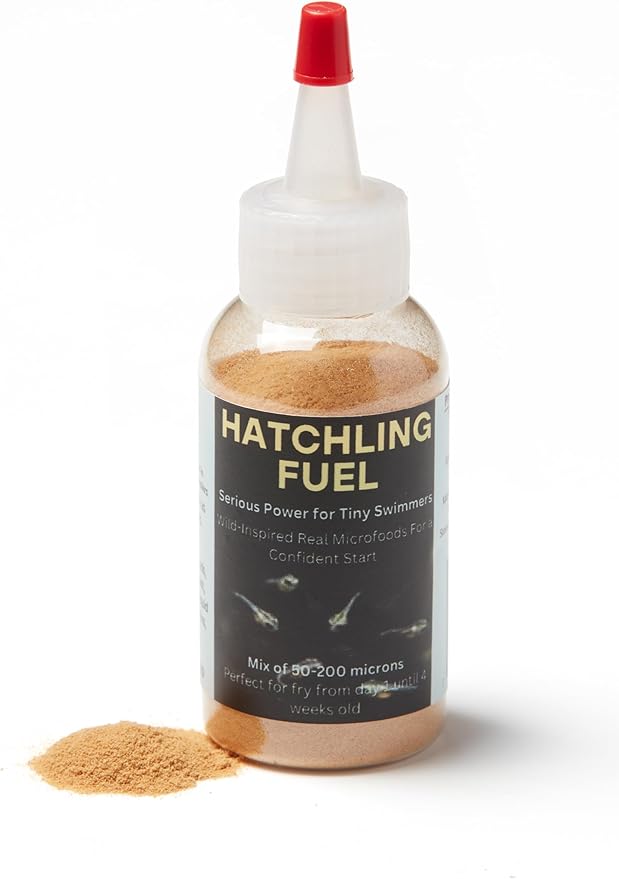 Hatchling Fuel - Baby Fish Food - Fry Food - Mimics a Natural Diet with Freeze Dried Copepods & Krill - Real MicroFoods
