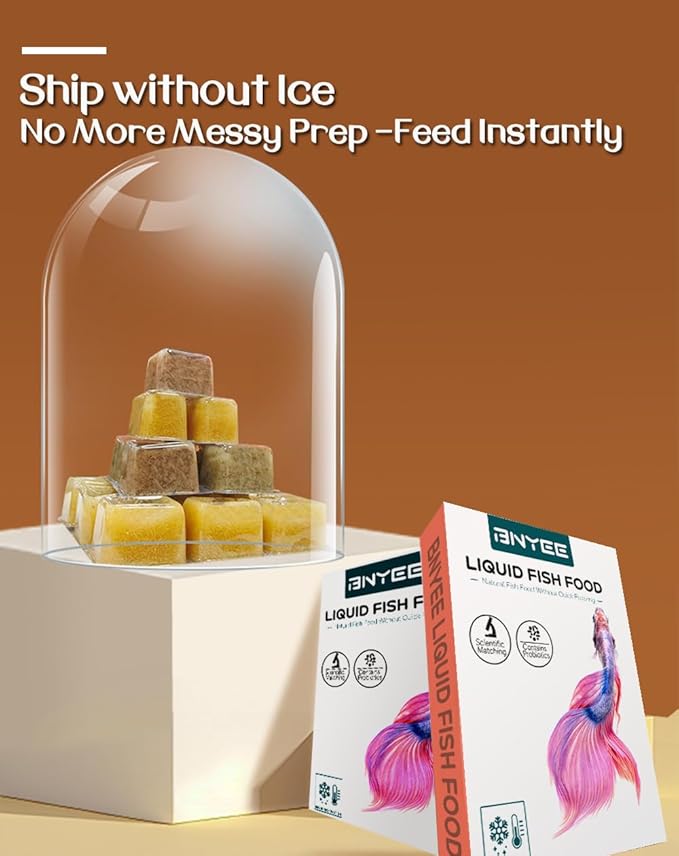 Liquid Fish Food - Consisting of Non-Living Daphnia Without Refrigeration for Fry/Larvae/Small, Corals, Jelly, Seahorses, and Other Aquarium Fish