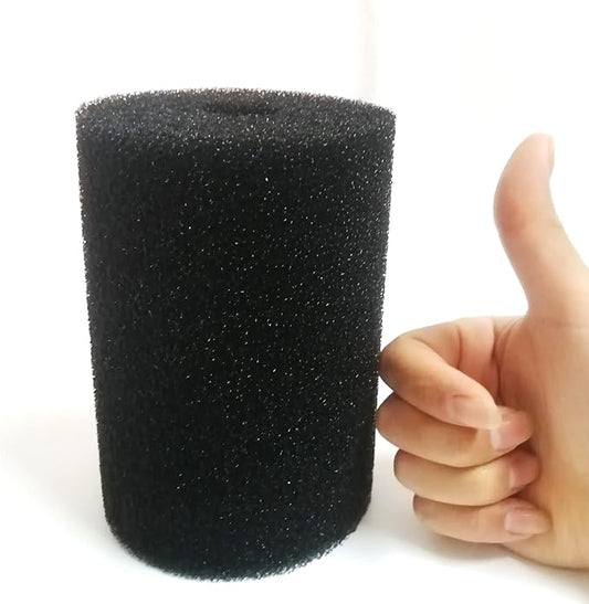 X-Large Foam Filter Sponges for Canister Filters and Aquaclear 70/110 Filters Overflow Filter Box Intake Round Pre-Filter 5.91" x 4.13"