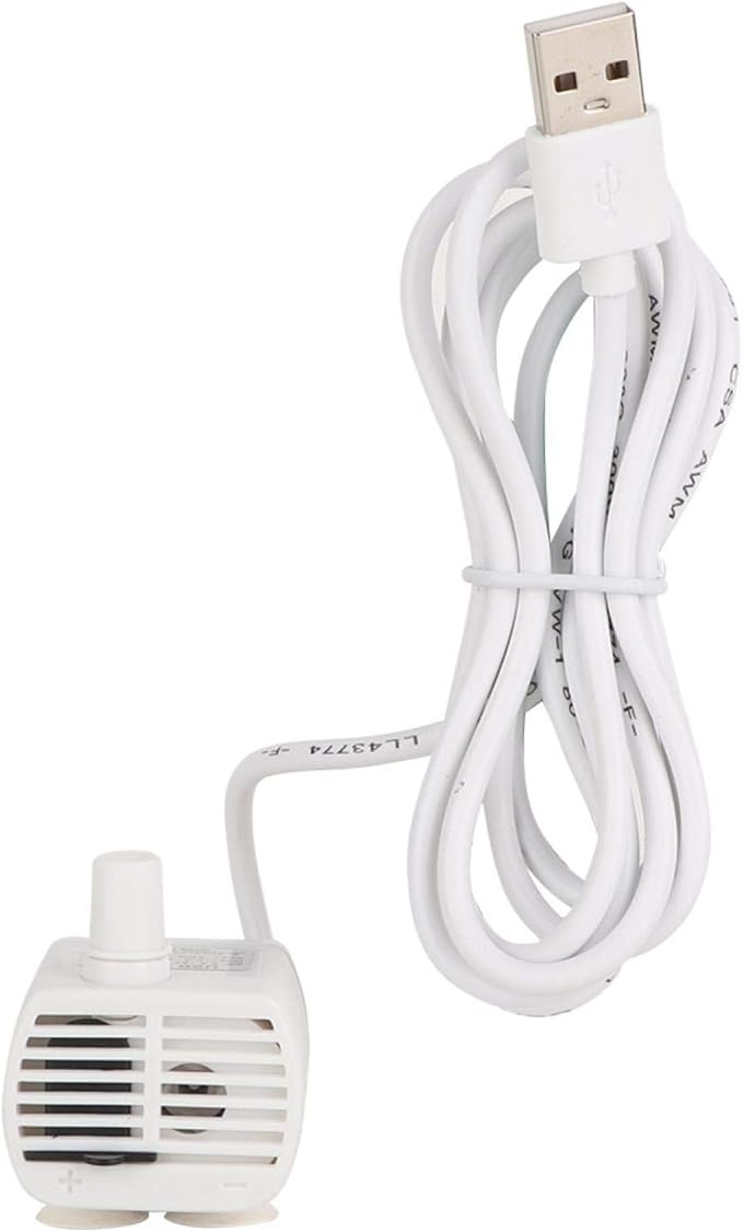 1-3W USB Mini Submersible , Mobile Phone Charger Aquarium , White for Aquarium Resin Fountain