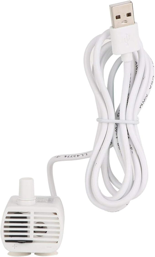 1-3W USB Mini Submersible , Mobile Phone Charger Aquarium , White for Aquarium Resin Fountain