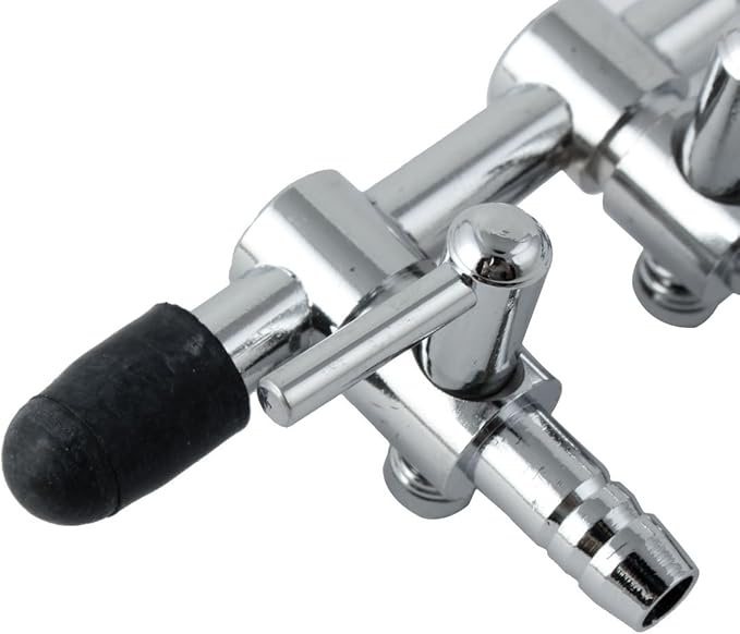 Jardin Aquarium 2-Way Water Air Flow Control Lever Valve, 5mm Tube Diameter