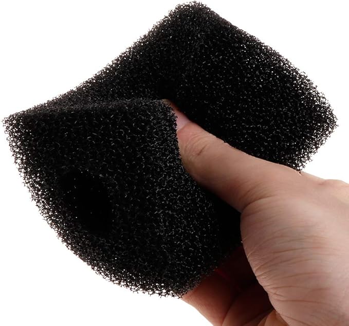 Thereisno Replacement Sponges for Aquarium Sponge Filter Biochemical Aquarium Filter Accessories High Density for Foam Filter Mesh Cartridge