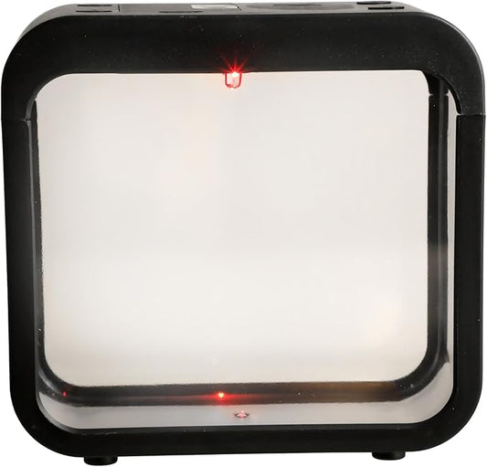 DOITOOL Mini Fish Tank Light Design Small Aquarium for Betta Fish Detachable Breeder Box for Easy Viewing for Living Bedroom Decor