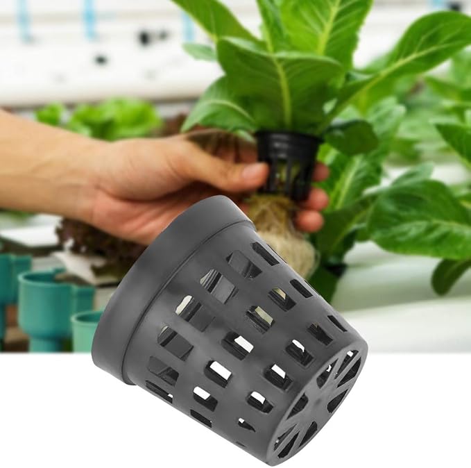 EFFACER Black Basket Fish Tank Planting Basket, Aquarium Water Planting Basket, Planting 30PCS Plastic for Aquarium Fish Fish Tank Tank