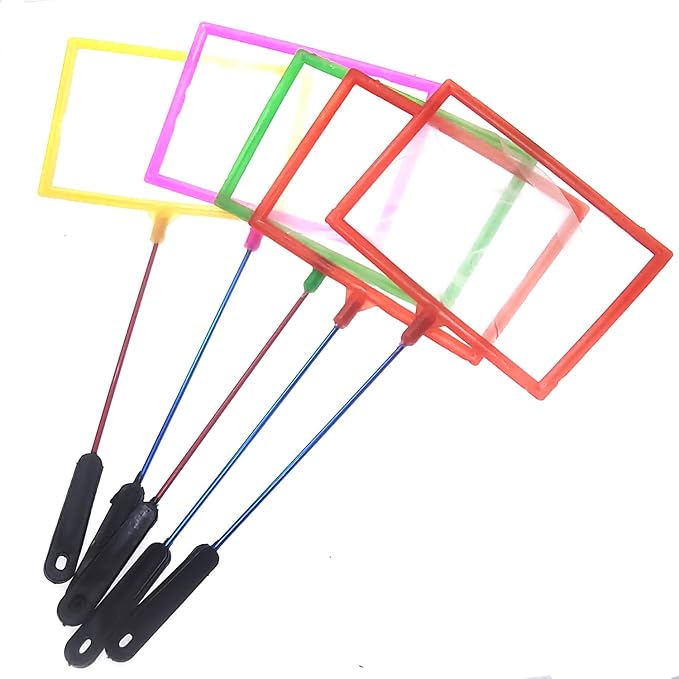 Baby Brine Shrimp Net Artemia Copepod Sieve for Scoop Out Artemia Eggs Random Color(Square 5 Pieces)