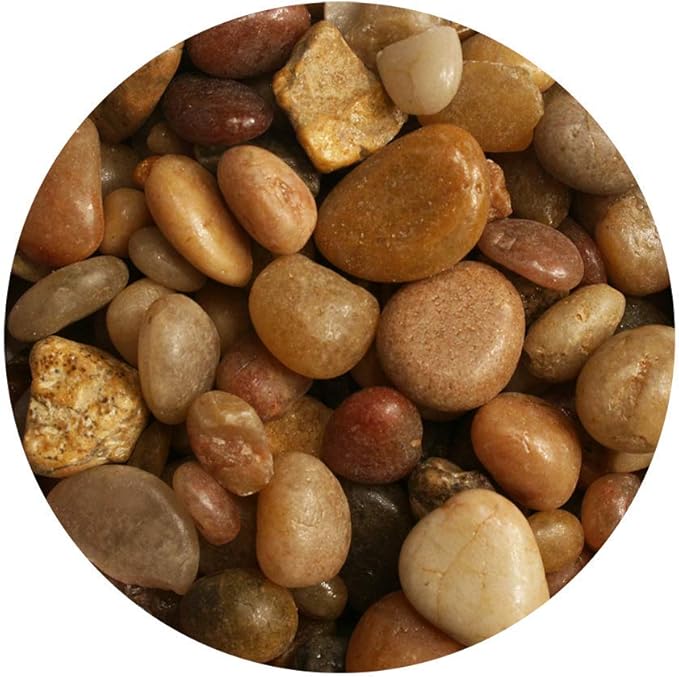 Stoney River Jumbo Gems Natural for Freshwater Aquariums, 5-Pound Bag
