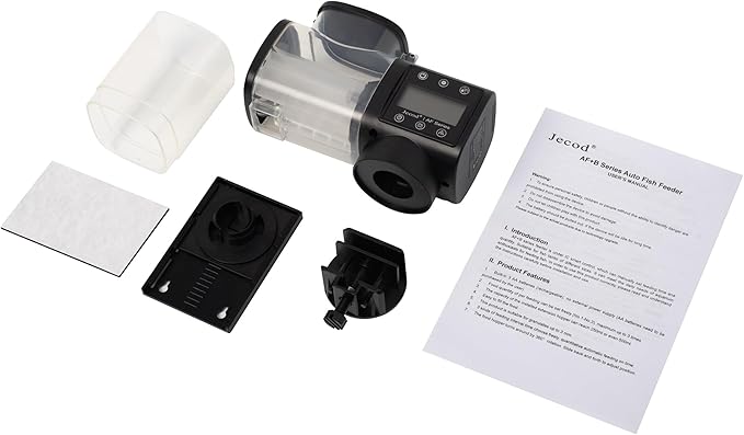 Jebao Automatic Fish Feeder for Aquarium, Battery-Operated (AF-500)