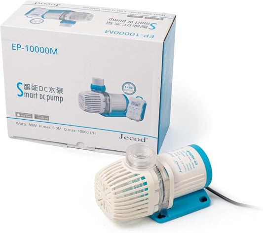 Jecod EP Smart DC Pump with LCD Display Controller for Saltwater Tank (EP-10000M, 2641GPH)