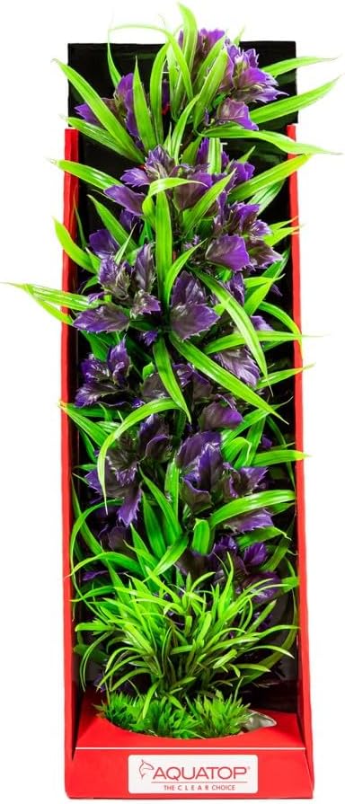 AQUATOP Vibrant Garden Purple Plant (16 Inches Tall)