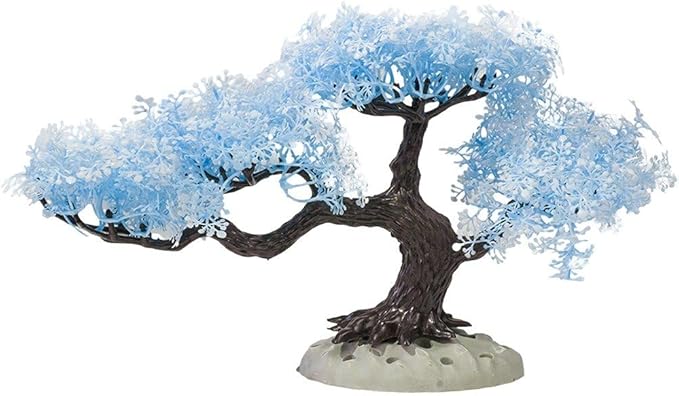 Sanfly Artificial Aquarium Plants, Fake Aquarium Aquatic Plant Cherry Blossom Aquarium Fish Tank Simulation Aquatic Aquarium Tank Accessories