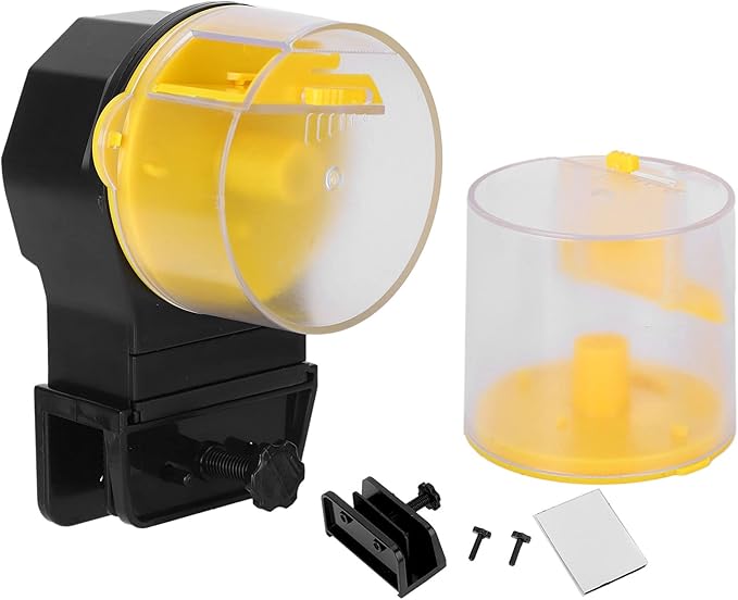 Feeders Feeder Fish Food Timer Fish Food Vacation Feeder Auto Fish Feeder Vacation Timer Feeder for Fish Electric Adjustable Small Fish Feeder Timer Aquarium Automatic Fish