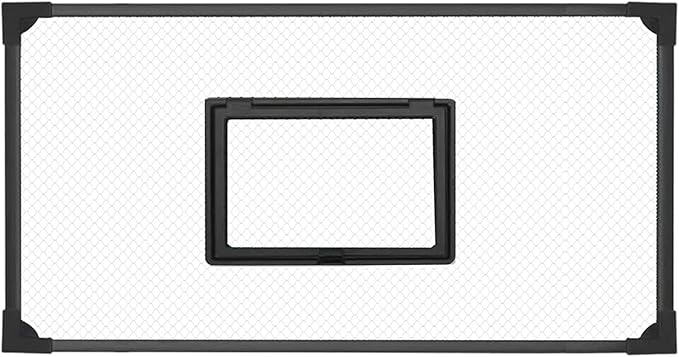 Aquarium Cover Made of 5 Mm Thick Mesh, Versatile, Wear-Resistant Accessory with Feeding Window, 80cmx40cm